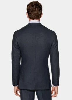 Navy Houndstooth Three-Piece Havana Suit 17 Navy Houndstooth Three-Piece Havana Suit -Suit Supply P6578 124