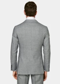 Mid Grey Houndstooth Three-Piece Havana Suit 18 Mid Grey Houndstooth Three-Piece Havana Suit -Suit Supply P6585 105