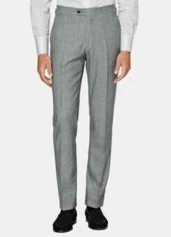 Mid Grey Houndstooth Three-Piece Havana Suit 20 Mid Grey Houndstooth Three-Piece Havana Suit -Suit Supply P6585 107