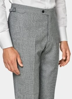 Mid Grey Houndstooth Three-Piece Havana Suit 21 Mid Grey Houndstooth Three-Piece Havana Suit -Suit Supply P6585 108
