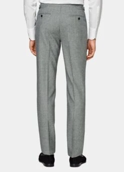 Mid Grey Houndstooth Three-Piece Havana Suit 22 Mid Grey Houndstooth Three-Piece Havana Suit -Suit Supply P6585 109