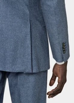 Mid Blue Three-Piece Lazio Suit -Suit Supply P6586 103