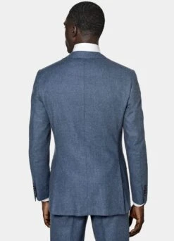 Mid Blue Three-Piece Lazio Suit -Suit Supply P6586 105