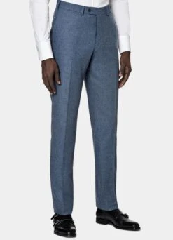 Mid Blue Three-Piece Lazio Suit -Suit Supply P6586 107