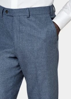 Mid Blue Three-Piece Lazio Suit -Suit Supply P6586 108