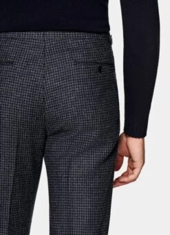 Dark Grey Checked Havana Suit -Suit Supply P6592 108