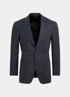 Dark Grey Checked Havana Suit -Suit Supply P6592 25
