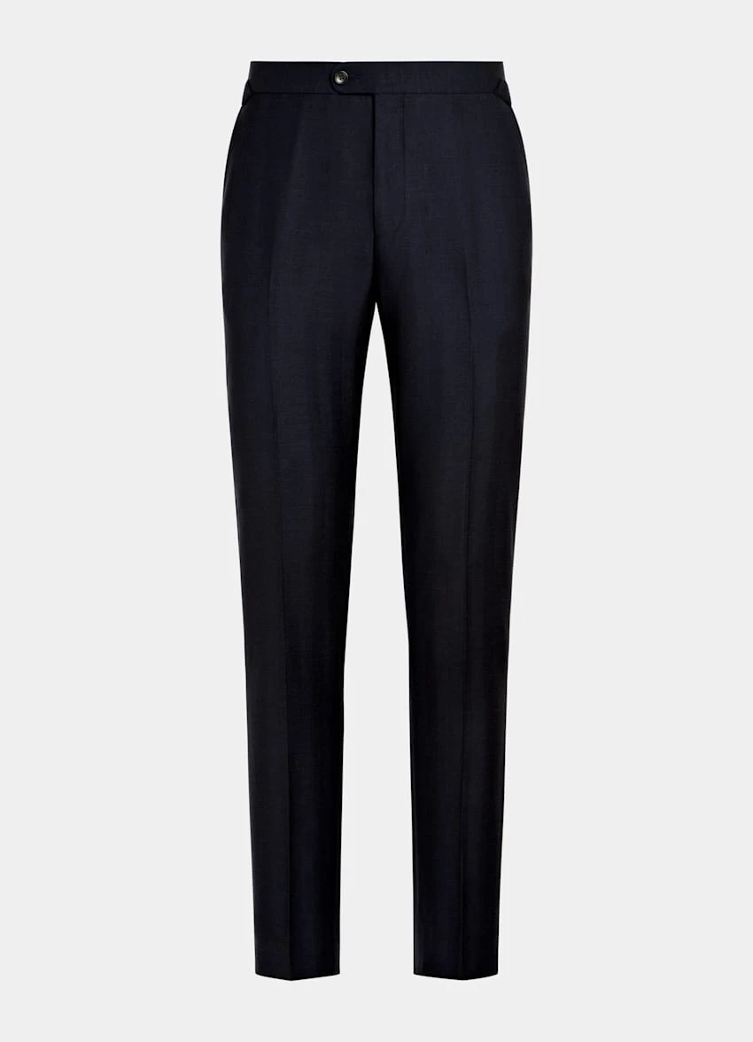 Navy Herringbone Three-Piece Havana Suit 13 Navy Herringbone Three-Piece Havana Suit - Image 13