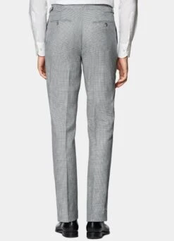 Light Grey Houndstooth Three-Piece Havana Suit 21 Light Grey Houndstooth Three-Piece Havana Suit -Suit Supply P6626 S 108