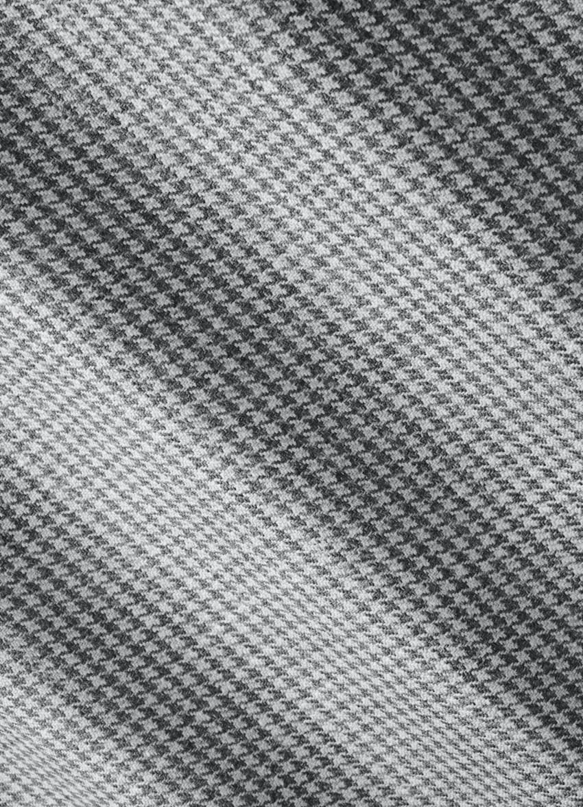 Light Grey Houndstooth Three-Piece Havana Suit 11 Light Grey Houndstooth Three-Piece Havana Suit - Image 11