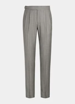 Taupe Striped Havana Suit -Suit Supply P6638 28