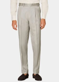 Sand Herringbone Havana Suit 19 Sand Herringbone Havana Suit -Suit Supply P6650 106