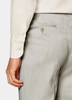 Sand Herringbone Havana Suit 22 Sand Herringbone Havana Suit -Suit Supply P6650 109