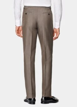 Taupe Herringbone Perennial Havana Suit -Suit Supply P6651 108