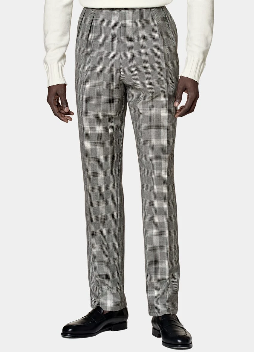 Mid Grey Checked Roma Suit 6 Mid Grey Checked Roma Suit - Image 6