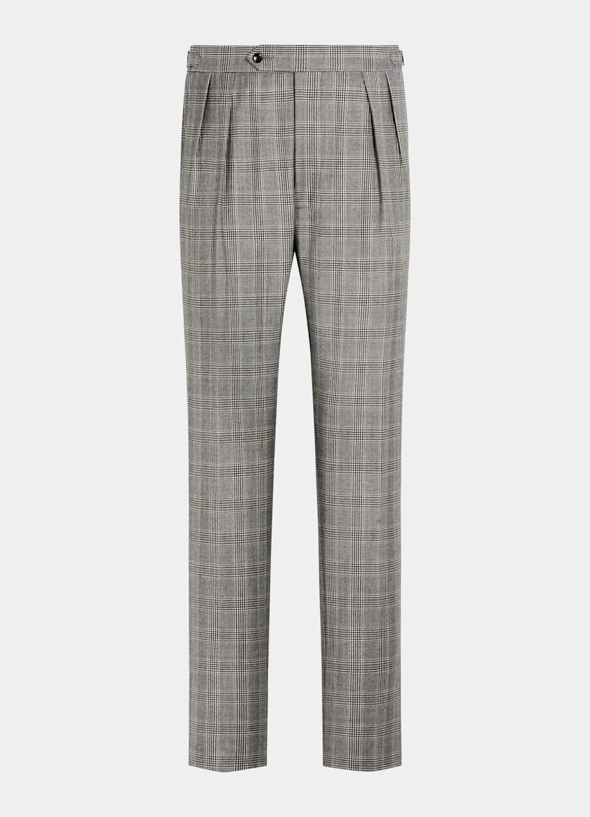 Mid Grey Checked Roma Suit 12 Mid Grey Checked Roma Suit - Image 12
