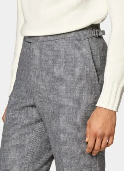 Light Grey Checked Havana Suit 20 Light Grey Checked Havana Suit -Suit Supply P6725 107