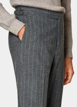 Dark Grey Striped Milano Suit 20 Dark Grey Striped Milano Suit -Suit Supply P6726 107