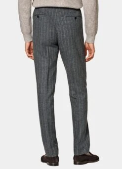 Dark Grey Striped Milano Suit 21 Dark Grey Striped Milano Suit -Suit Supply P6726 108