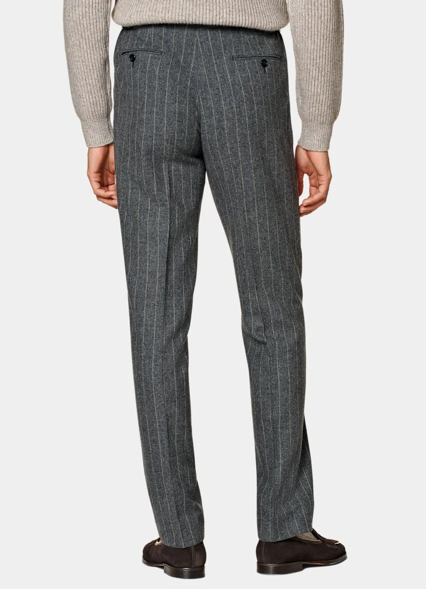 Dark Grey Striped Milano Suit 9 Dark Grey Striped Milano Suit - Image 9