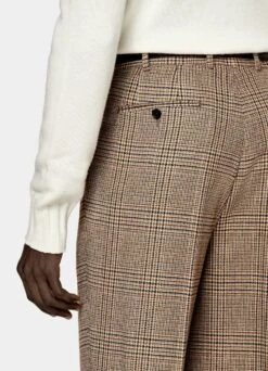 Mid Brown Checked Havana Suit 20 Mid Brown Checked Havana Suit -Suit Supply P6727 108