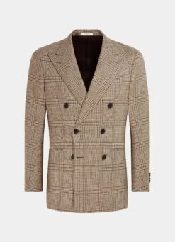 Mid Brown Checked Havana Suit 22 Mid Brown Checked Havana Suit -Suit Supply P6727 25