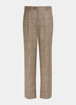 Mid Brown Checked Havana Suit 23 Mid Brown Checked Havana Suit -Suit Supply P6727 28