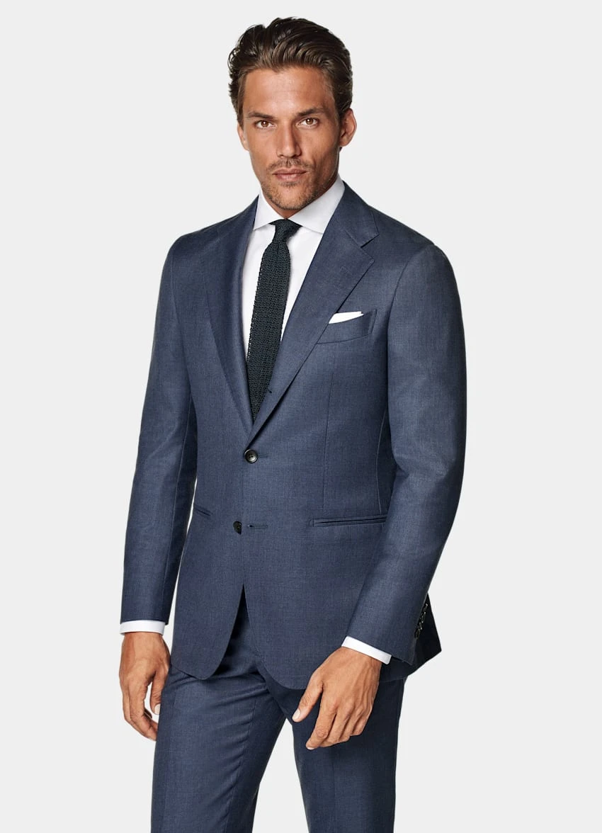 Mid Blue Havana Suit 2 Mid Blue Havana Suit - Image 2