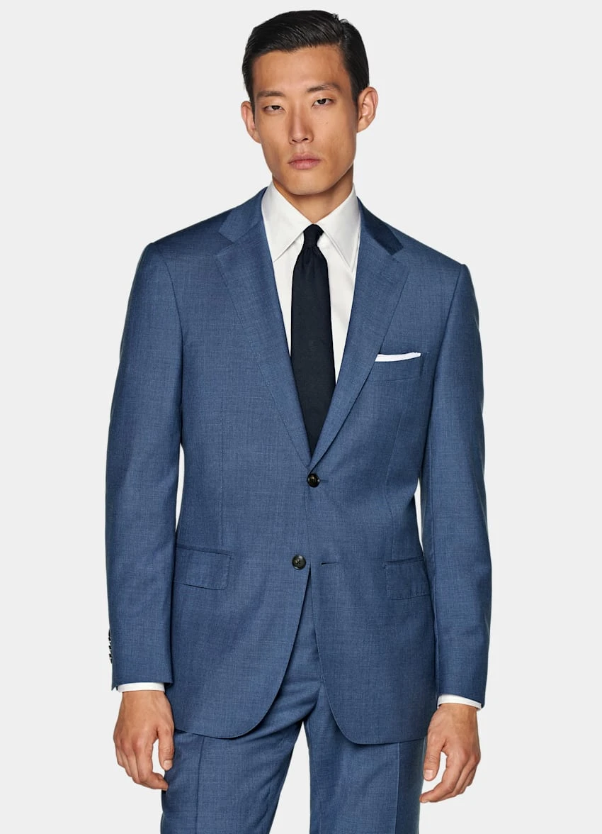 Mid Blue Perennial Napoli Suit 2 Mid Blue Perennial Napoli Suit - Image 2