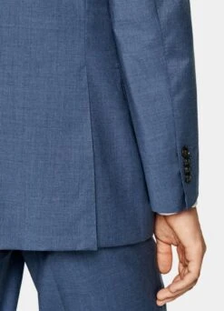 Mid Blue Perennial Napoli Suit 16 Mid Blue Perennial Napoli Suit -Suit Supply P6826 103