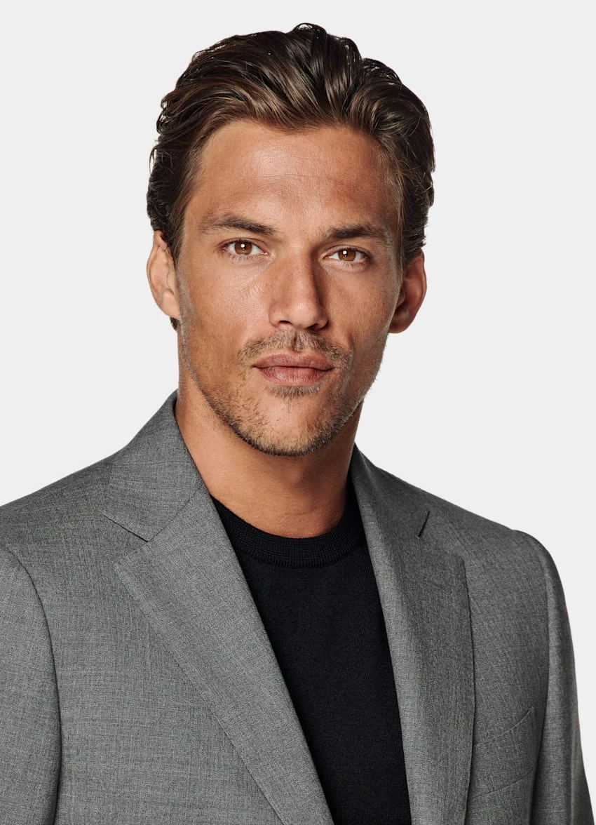 Mid Grey Perennial Lazio Suit 1 Mid Grey Perennial Lazio Suit