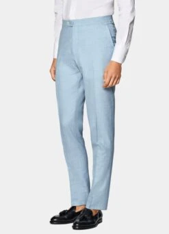 Light Blue Three-Piece Lazio Suit -Suit Supply P7608 106