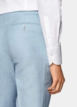 Light Blue Three-Piece Lazio Suit -Suit Supply P7608 109