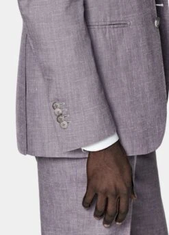 Purple Three-Piece Lazio Suit -Suit Supply P7615 S 103