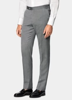 Mid Grey Herringbone Havana Suit 19 Mid Grey Herringbone Havana Suit -Suit Supply P7630 106
