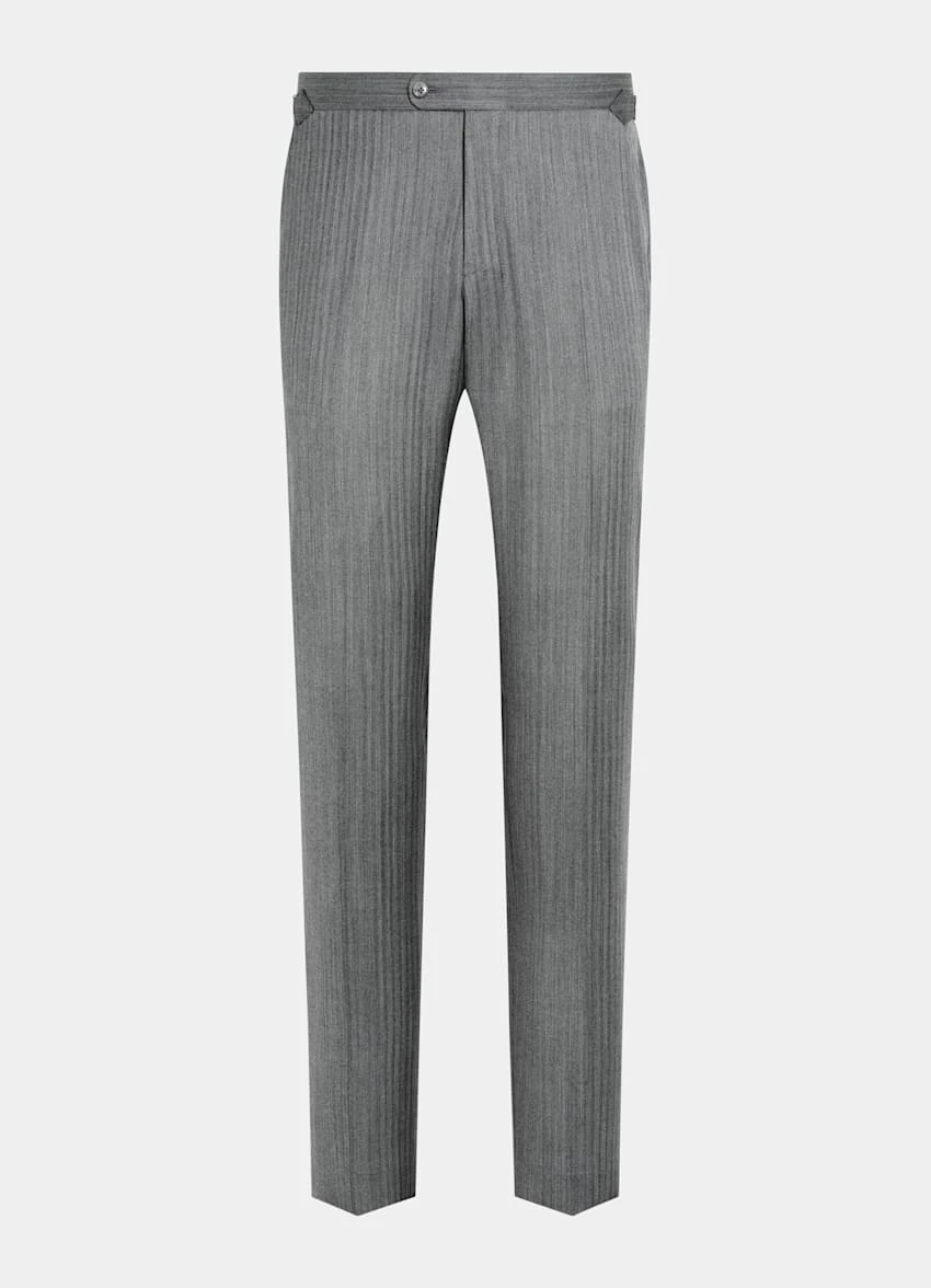 Mid Grey Herringbone Havana Suit 13 Mid Grey Herringbone Havana Suit - Image 13