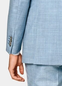 Light Blue Perennial Lazio Suit -Suit Supply P8200 103