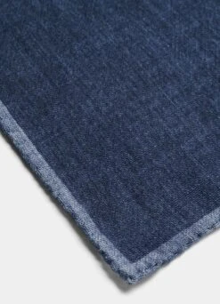 Blue Pocket Square