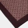 Burgundy Graphic Pocket Square
