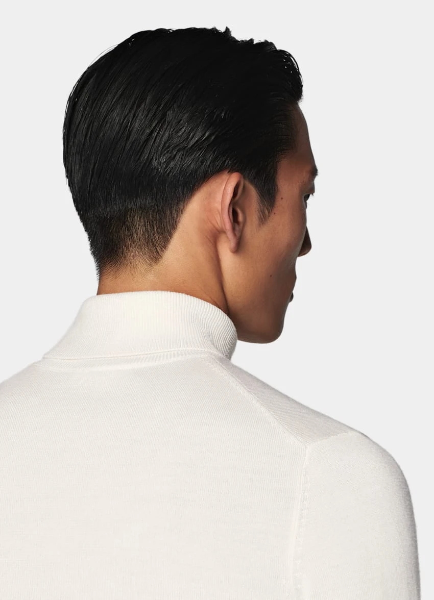 Off-White Turtleneck 6 Off-White Turtleneck - Image 6