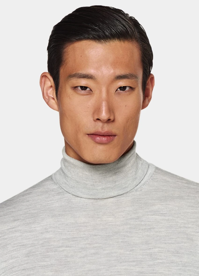 Light Grey Turtleneck 1 Light Grey Turtleneck