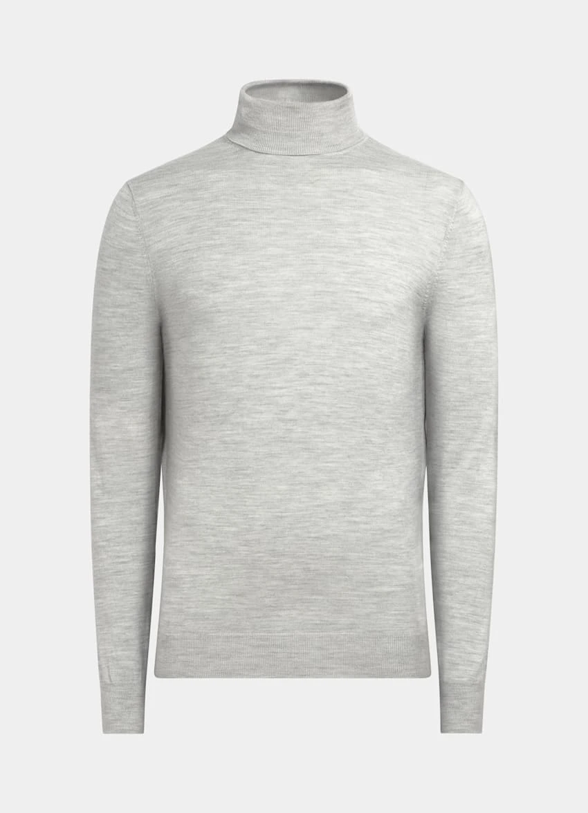 Light Grey Turtleneck 8 Light Grey Turtleneck - Image 8