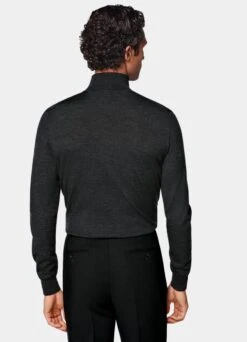 Dark Grey Turtleneck 11 Dark Grey Turtleneck -Suit Supply SW1113 105