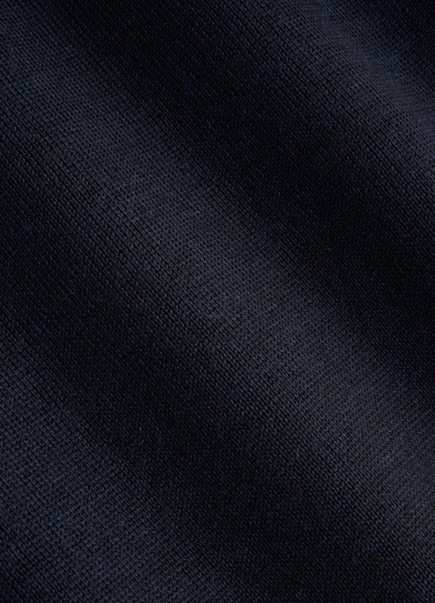 Navy Long Sleeve Polo Shirt 6 Navy Long Sleeve Polo Shirt - Image 6