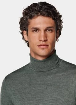 Dark Green Turtleneck