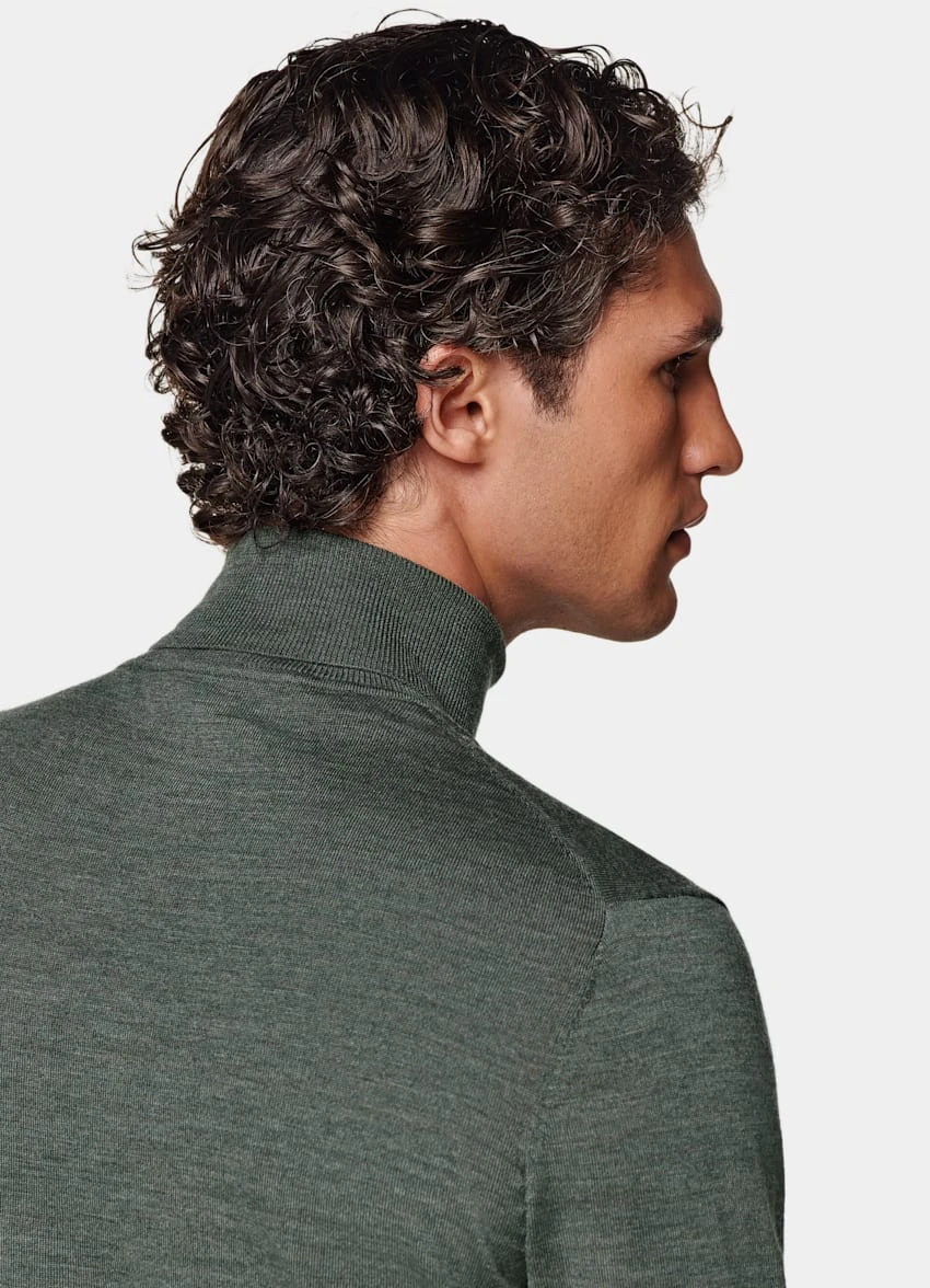 Dark Green Turtleneck 6 Dark Green Turtleneck - Image 6