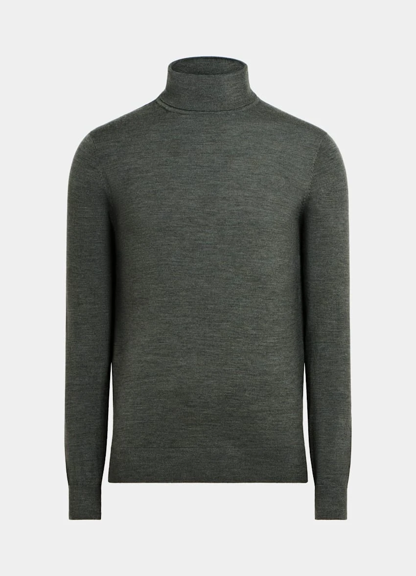 Dark Green Turtleneck 8 Dark Green Turtleneck - Image 8