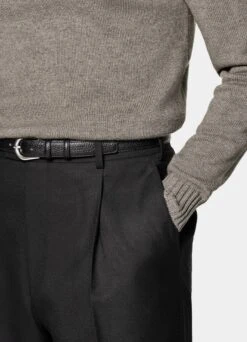 Taupe Turtleneck -Suit Supply SW1512 103