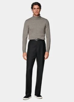 Taupe Turtleneck -Suit Supply SW1512 104