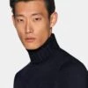 Navy Turtleneck